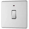 LAP 20A 1-Gang DP Boiler Switch Brushed Stainless Steel with LED -Steel Switches Sales 169KJ P