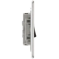 LAP 20A 16AX 2-Gang 2-Way Light Switch Brushed Stainless Steel -Steel Switches Sales 258KJ A2