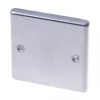 LAP 1-Gang Blanking Plate Brushed Stainless Steel -Steel Switches Sales 36957 P