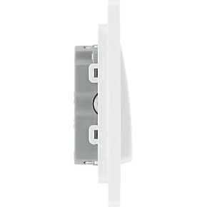British General Evolve 10A 1-Gang 3-Pole Fan Isolator Switch Brushed Steel with White Inserts 8 British General Evolve 10A 1-Gang 3-Pole Fan Isolator Switch Brushed Steel with White Inserts - Image 6