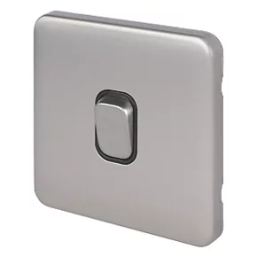 Schneider Electric Lisse Deco 10AX 1-Gang Intermediate Switch Brushed Stainless Steel with Black Inserts 3 Schneider Electric Lisse Deco 10AX 1-Gang Intermediate Switch Brushed Stainless Steel with Black Inserts