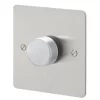 MK Edge 1-Gang 2-Way Dimmer Switch Brushed Stainless Steel -Steel Switches Sales 446FF P