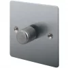 LAP 1-Gang 2-Way LED Dimmer Switch Brushed Stainless Steel 2 LAP 1-Gang 2-Way LED Dimmer Switch Brushed Stainless Steel -Steel Switches Sales 45181 P