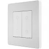 British General Evolve 2-Gang 2-Way LED Double Secondary Touch Trailing Edge Dimmer Switch Brushed Steel with White Inserts 1 British General Evolve 2-Gang 2-Way LED Double Secondary Touch Trailing Edge Dimmer Switch Brushed Steel with White Inserts -Steel Switches Sales 474PY P