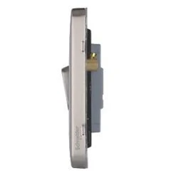 Schneider Electric Lisse Deco 10AX 2-Gang 2-Way Light Switch Brushed Stainless Steel with Black Inserts 8 Schneider Electric Lisse Deco 10AX 2-Gang 2-Way Light Switch Brushed Stainless Steel with Black Inserts -Steel Switches Sales 480CC A2