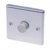LAP 1-Gang 2-Way LED Dimmer Switch Brushed Stainless Steel -Steel Switches Sales 49048 P