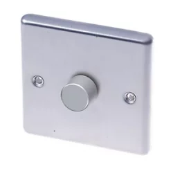 LAP 1-Gang 2-Way LED Dimmer Switch Brushed Stainless Steel
