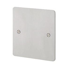 MK Edge 1-Gang Blanking Plate Brushed Stainless Steel 3 MK Edge 1-Gang Blanking Plate Brushed Stainless Steel