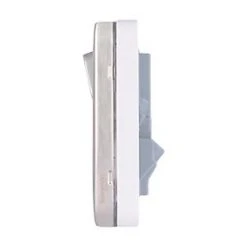 Schneider Electric Lisse Deco 13A 1-Gang SP Switched Socket + 2.1A 2-Outlet Type A USB Charger Brushed Stainless Steel with White Inserts -Steel Switches Sales 624FF A2