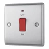 British General Nexus Metal 45A 1-Gang DP Cooker Switch Brushed Steel with LED 1 British General Nexus Metal 45A 1-Gang DP Cooker Switch Brushed Steel with LED -Steel Switches Sales 63869 P