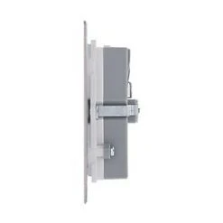 LAP 13A 2-Gang Unswitched Socket + 4.2A 4-Outlet Type A USB Charger Brushed Stainless Steel with White Inserts 9 LAP 13A 2-Gang Unswitched Socket + 4.2A 4-Outlet Type A USB Charger Brushed Stainless Steel with White Inserts -Steel Switches Sales 6424T A2