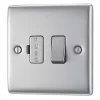 British General Nexus Metal 13A Switched Fused Spur Brushed Steel 2 British General Nexus Metal 13A Switched Fused Spur Brushed Steel -Steel Switches Sales 64368 P