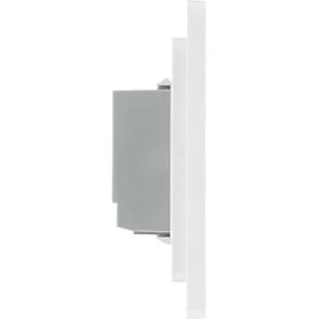 British General Evolve 1-Gang 2-Way LED Single Secondary Trailing Edge Touch Dimmer Switch Brushed Steel with White Inserts 8 British General Evolve 1-Gang 2-Way LED Single Secondary Trailing Edge Touch Dimmer Switch Brushed Steel with White Inserts - Image 6