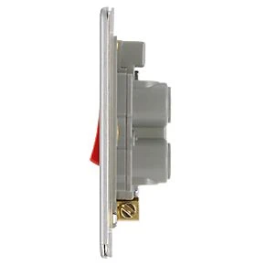 LAP 45A 1-Gang DP Cooker Switch Brushed Stainless Steel with LED 5 LAP 45A 1-Gang DP Cooker Switch Brushed Stainless Steel with LED - Image 3