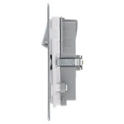 LAP 13A 2-Gang SP Switched Socket + 4.2A 2-Outlet Type A & C USB Charger Brushed Stainless Steel with White Inserts 8 LAP 13A 2-Gang SP Switched Socket + 4.2A 2-Outlet Type A & C USB Charger Brushed Stainless Steel with White Inserts -Steel Switches Sales 709HF A2