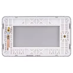 Schneider Electric Lisse Deco 2-Gang Blanking Plate Brushed Stainless Steel -Steel Switches Sales 710FF A3