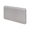 Schneider Electric Lisse Deco 2-Gang Blanking Plate Brushed Stainless Steel