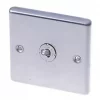 LAP 10AX 1-Gang 2-Way Toggle Switch Brushed Stainless Steel -Steel Switches Sales 74842 P