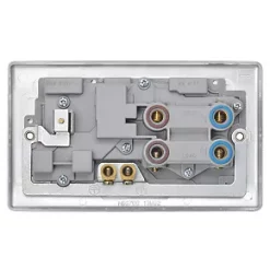 British General Nexus Metal 45A 2-Gang DP Cooker Switch & 13A DP Switched Socket Brushed Steel with LED with Graphite Inserts 7 British General Nexus Metal 45A 2-Gang DP Cooker Switch & 13A DP Switched Socket Brushed Steel with LED with Graphite Inserts -Steel Switches Sales 74857 A2