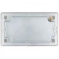 LAP 2-Gang Blanking Plate Brushed Stainless Steel -Steel Switches Sales 761KJ A3