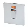 Crabtree Platinum 45A 1-Gang DP Cooker Switch Satin Chrome with Neon -Steel Switches Sales 8737H P