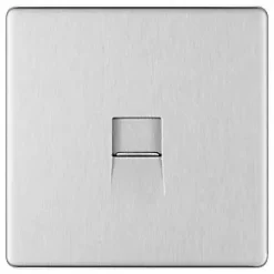 LAP Master Telephone Socket Brushed Stainless Steel 7 LAP Master Telephone Socket Brushed Stainless Steel -Steel Switches Sales 892KJ A1