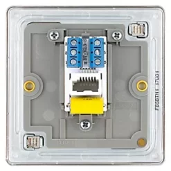 LAP Master Telephone Socket Brushed Stainless Steel 9 LAP Master Telephone Socket Brushed Stainless Steel -Steel Switches Sales 892KJ A3