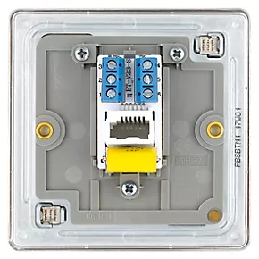 LAP Master Telephone Socket Brushed Stainless Steel 6 LAP Master Telephone Socket Brushed Stainless Steel - Image 4