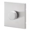 MK Aspect 1-Gang 2-Way Dimmer Switch Brushed Stainless Steel -Steel Switches Sales 958FF P