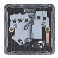 Schneider Electric Lisse Deco 13A Switched Fused Spur Brushed Stainless Steel with Black Inserts 9 Schneider Electric Lisse Deco 13A Switched Fused Spur Brushed Stainless Steel with Black Inserts -Steel Switches Sales 980FF A3